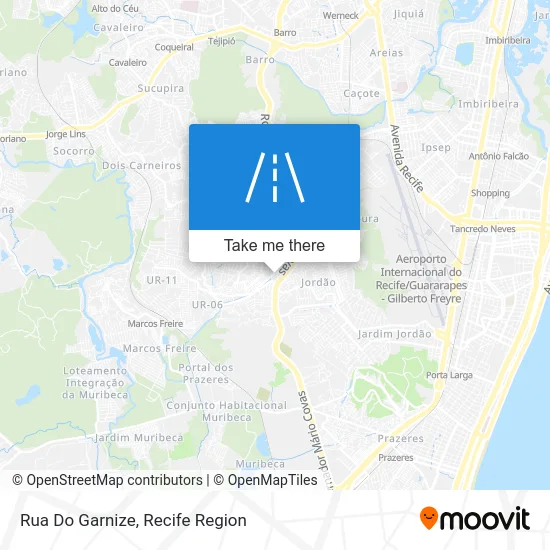 Rua Do Garnize map