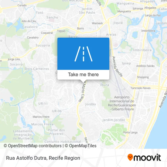 Rua Astolfo Dutra map