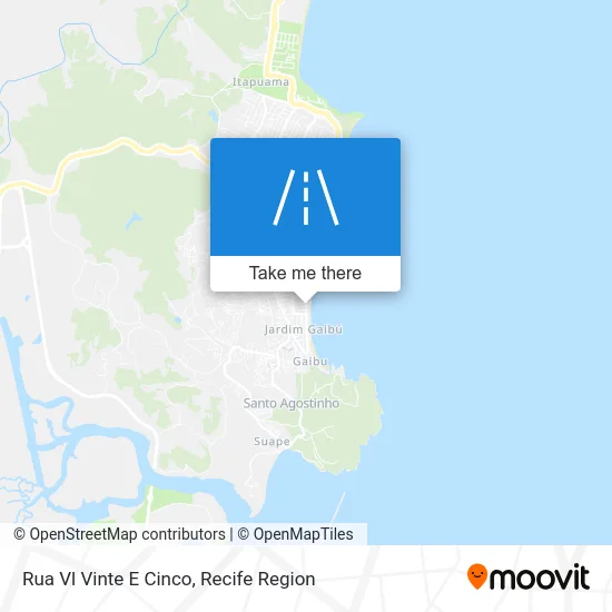 Rua Vl Vinte E Cinco map