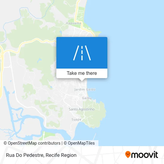 Rua Do Pedestre map