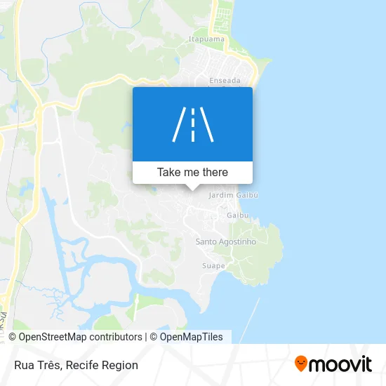Rua Três map