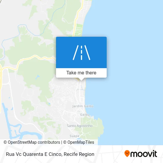 Rua Vc Quarenta E Cinco map