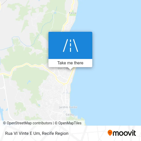 Rua VI Vinte E Um map