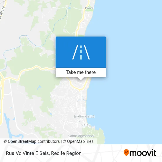 Rua Vc Vinte E Seis map