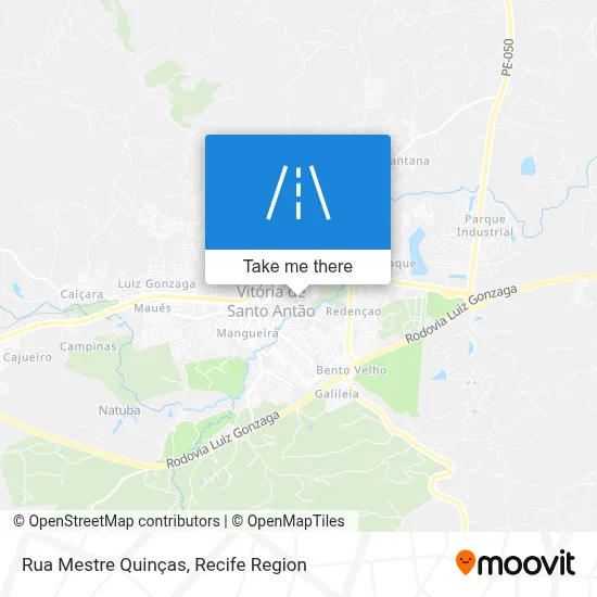 Rua Mestre Quinças map