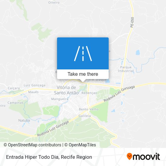 Entrada Hiper Todo Dia map