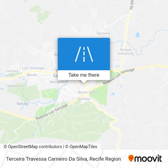 Terceira Travessa Carneiro Da Silva map