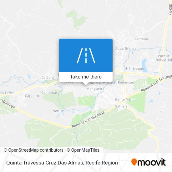 Quinta Travessa Cruz Das Almas map