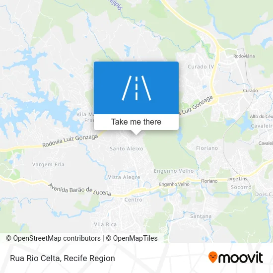 Rua Rio Celta map