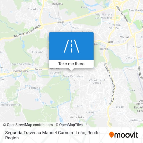 Segunda Travessa Manoel Carneiro Leão map