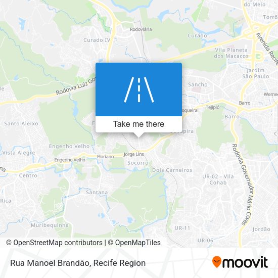 Rua Manoel Brandão map