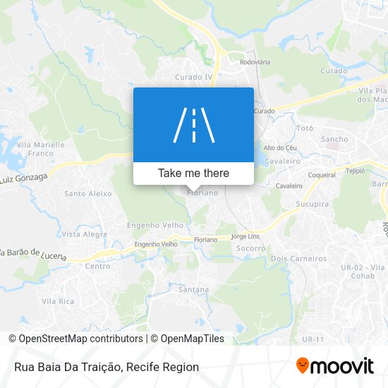 Rua Baia Da Traição map