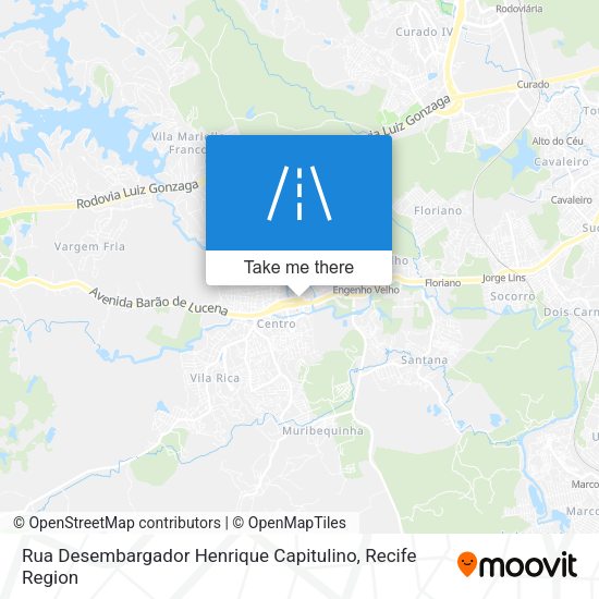 Rua Desembargador Henrique Capitulino map