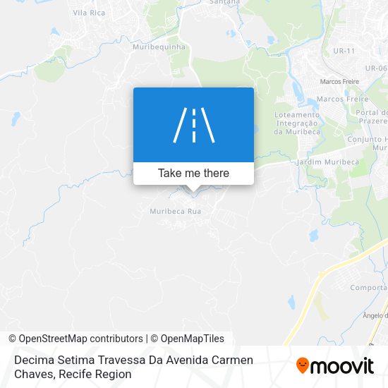 Decima Setima Travessa Da Avenida Carmen Chaves map