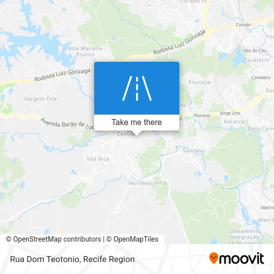 Rua Dom Teotonio map
