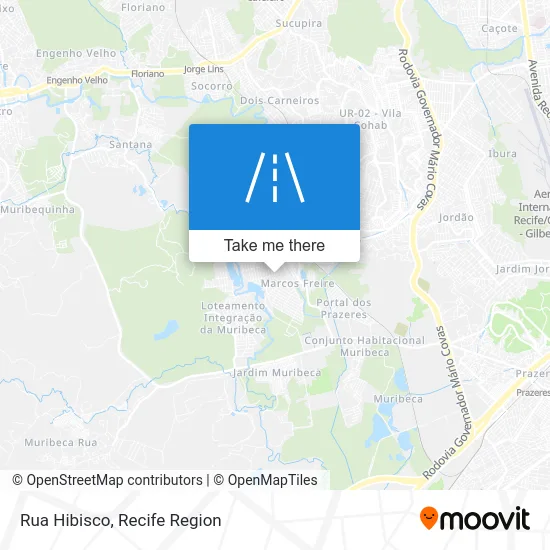 Rua Hibisco map