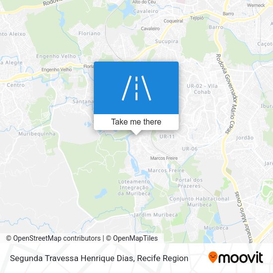 Segunda Travessa Henrique Dias map