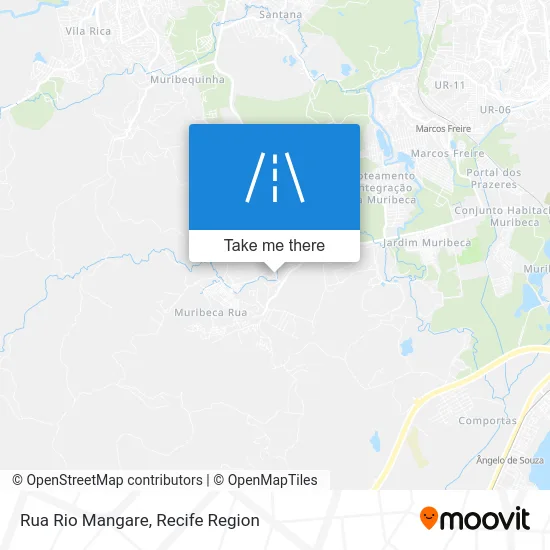 Rua Rio Mangare map