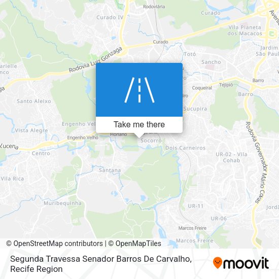 Segunda Travessa Senador Barros De Carvalho map