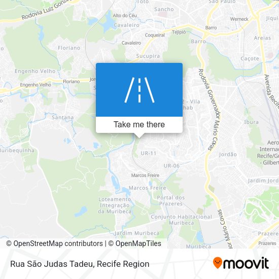 Rua São Judas Tadeu map