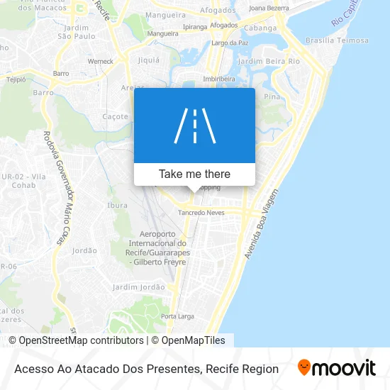 Acesso Ao Atacado Dos Presentes map