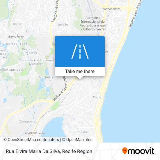 Rua Elvira Maria Da Silva map