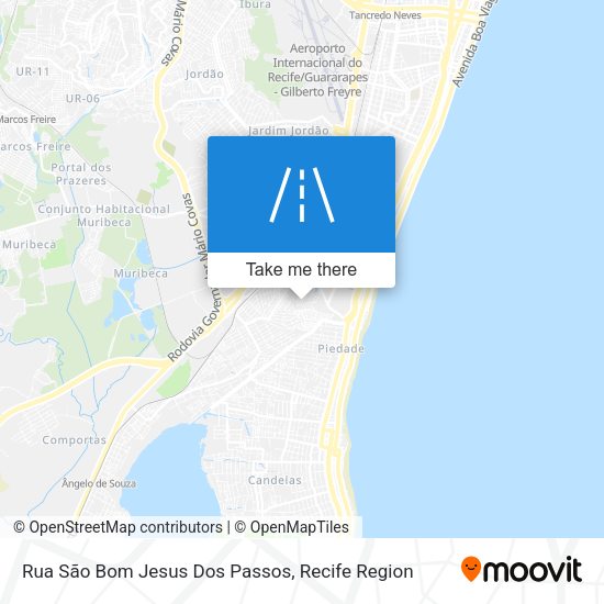 Rua São Bom Jesus Dos Passos map
