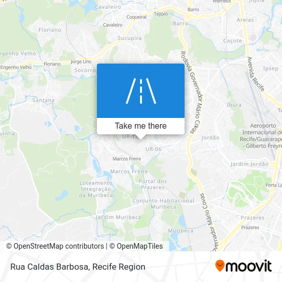Rua Caldas Barbosa map