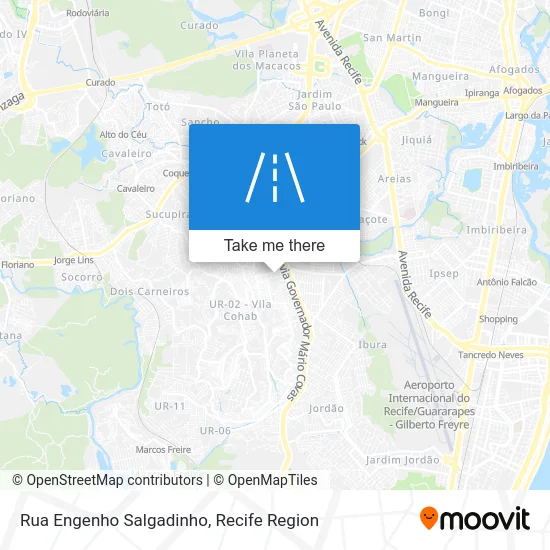 Rua Engenho Salgadinho map