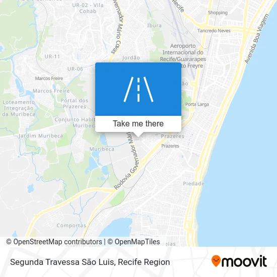 Segunda Travessa São Luis map