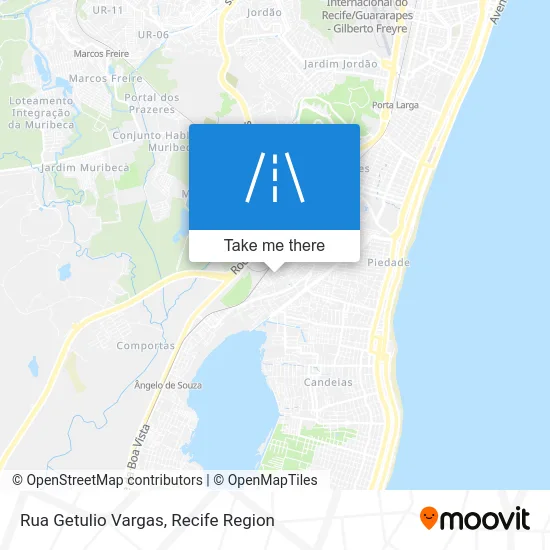 Rua Getulio Vargas map