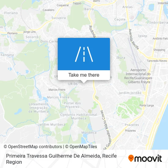 Primeira Travessa Guilherme De Almeida map