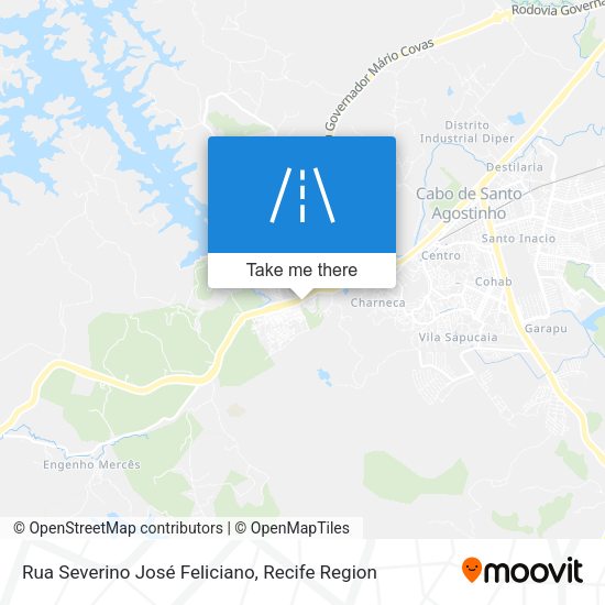 Rua Severino José Feliciano map