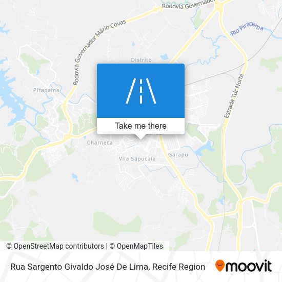 Rua Sargento Givaldo José De Lima map