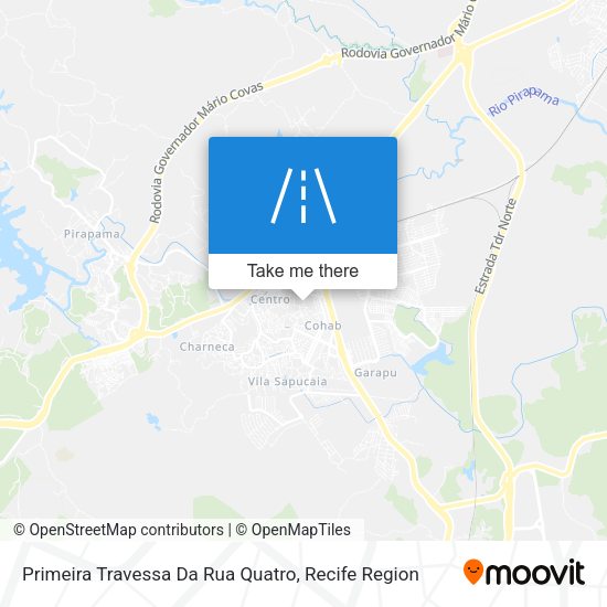 Primeira Travessa Da Rua Quatro map