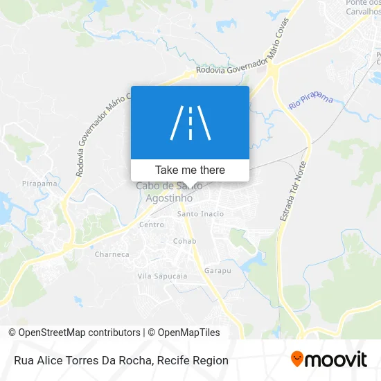 Rua Alice Torres Da Rocha map