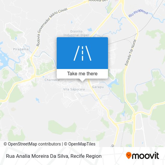 Rua Analia Moreira Da Silva map