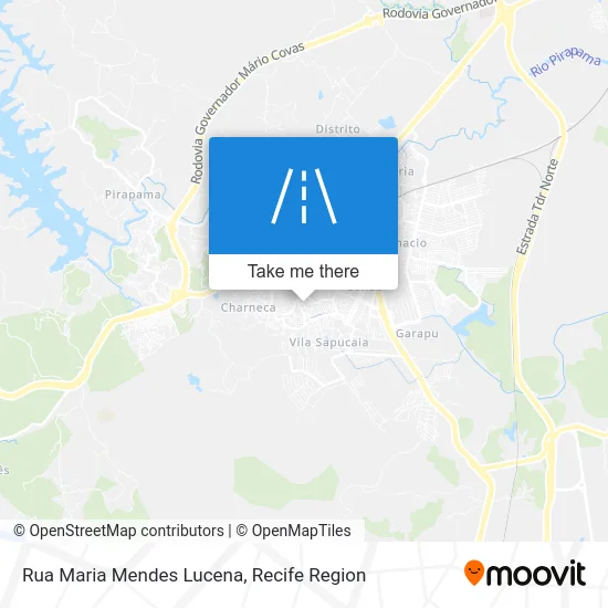 Rua Maria Mendes Lucena map