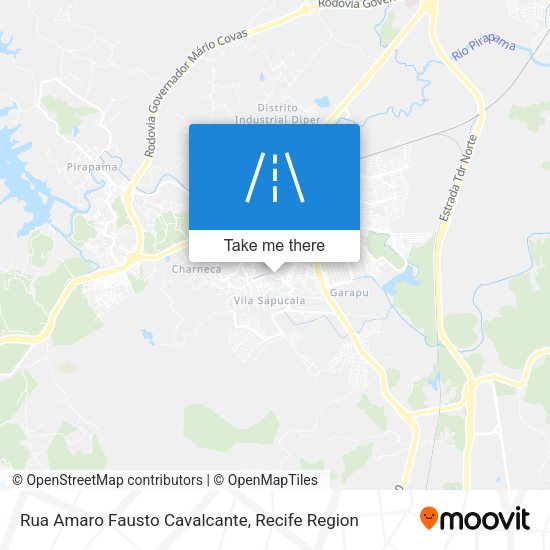 Rua Amaro Fausto Cavalcante map