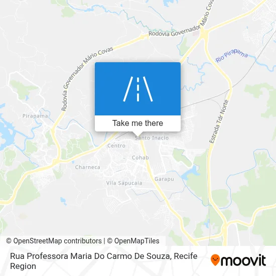 Rua Professora Maria Do Carmo De Souza map