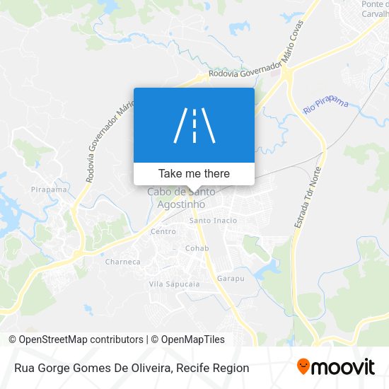 Rua Gorge Gomes De Oliveira map