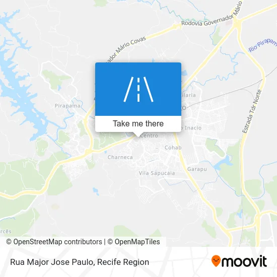 Rua Major Jose Paulo map