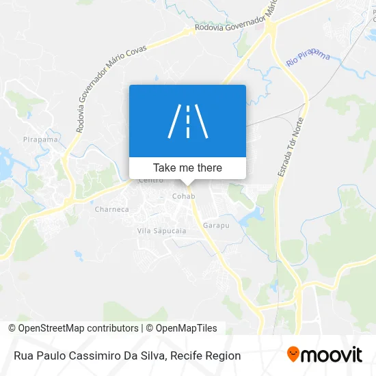 Rua Paulo Cassimiro Da Silva map