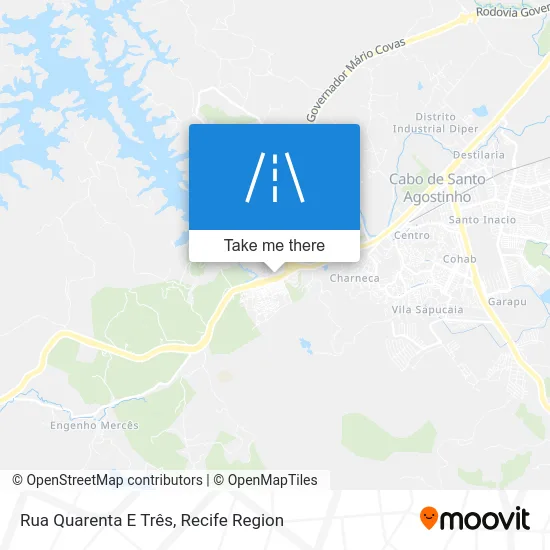 Rua Quarenta E Três map