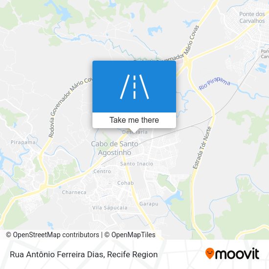 Rua Antônio Ferreira Dias map