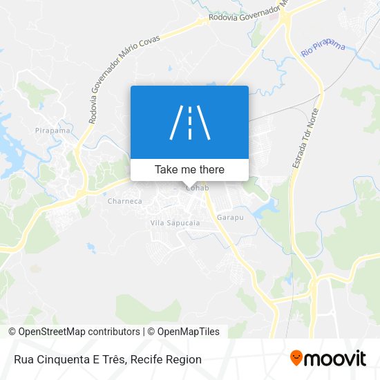 Rua Cinquenta E Três map