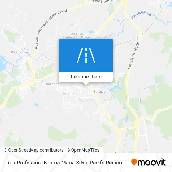 Rua Professora Norma Maria Silva map