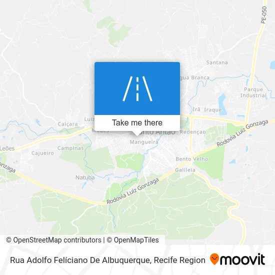 Rua Adolfo Felíciano De Albuquerque map