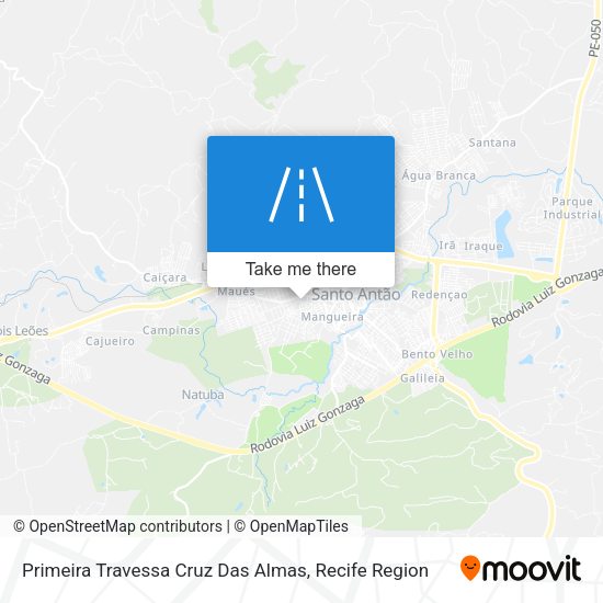 Primeira Travessa Cruz Das Almas map