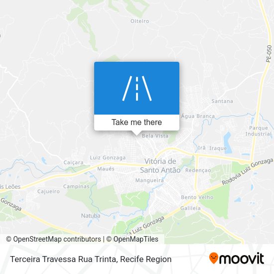 Terceira Travessa Rua Trinta map